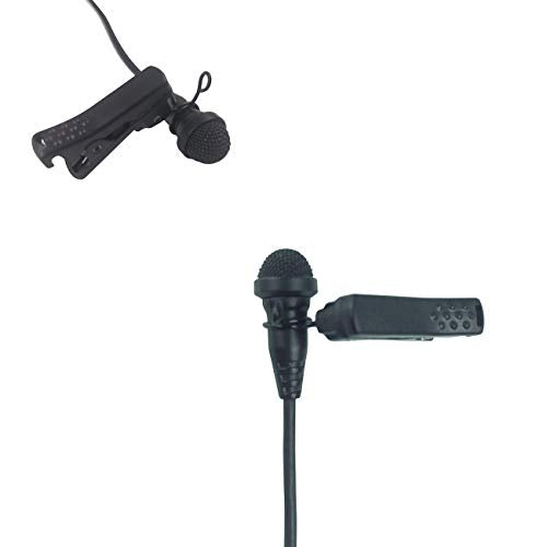 ABS Plastic Lavalier Microphone Tie Clip for All Kinds of Omnidirectional Condenser Microphone for Sony UWP, Saramonic, Sennheiser, Boya,Shure Lavalier Lapel Microphone, Pack of 2 (6.2mm) - size: 6.2mm