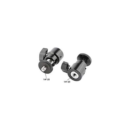 CAMVATE 1/4-20 Mini Ball Head for DSLR Cameras Tripods Monopods Light Stand | 2 PCS