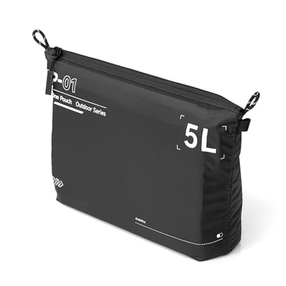 AMBITFUL AP-01 Water-Resistant Organizer Pouch, Ultra-Light Travel Storage Bag for Camera Accessories, Cables, Toiletries and Outdoor Gear (L（5L）) - size: L（5L）