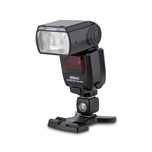 JJC Optical Flash Slave Trigger, Hot Shoe Sync Adapter with PC Socket,Optical Sensor & 1/4"-20 Threaded Socket Cold Shoe for All Flashes Speedlight with Standard ISO 518 Hot Shoe-1 Pack