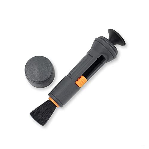 Carson C6 Series Reusable Jumbo Lens Cleaner with Dry Nano Particle Cleaning Formula with 19.75mm Round Tip and Retractable Brush (CS-45) | Reusable Cleaner with Retractable Soft Brush - Great For Optics, Camera Lenses and Screen Cleaning (CS-45) - style: