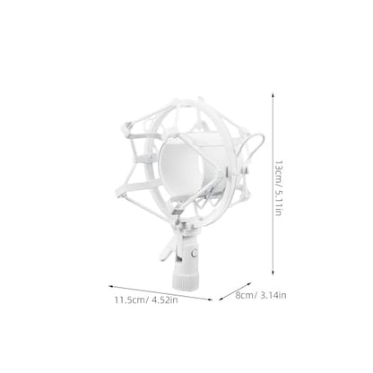 ERINGOGO Microphone Shock Mount: Anti Shock Mic Holder Bracket - Anti-Vibration Suspension Mount Holder Clip for Diameter 47mm-52mm Microphone
