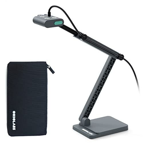 OKIOCAM S2 Pro 13-MP USB Document Camera, Built-in Light & Mic, OKIOPoint Smart Pointer, for PC | Mac | Chromebook, Ultra HD Camera for Live Demo for Web Conference, Remote Teaching