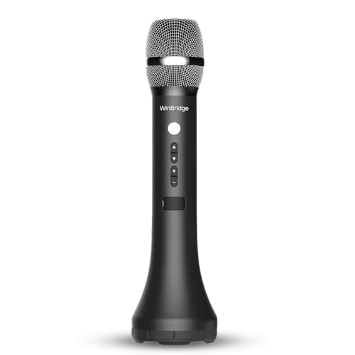 Bluetooth Microphone Wireless Voice Amplifier With 3 Sound Effects H9 | Professional Intelligent Handheld Mic Speaker, 15W Microphone with Built in Speaker for Karaoke Teaching Singing Speaking