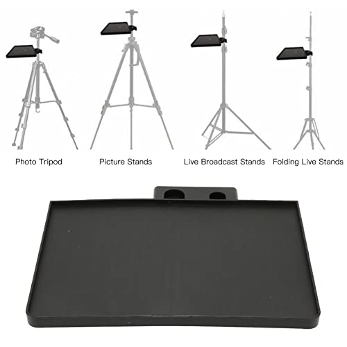 Microphone Holder Sound Card Tray, Universal Live Broadcast Sound Card Tray, Table Mic Holder Sound Card Tray, for Photography Tripod, Picture Stand, Live Stand, Folding Live Stand