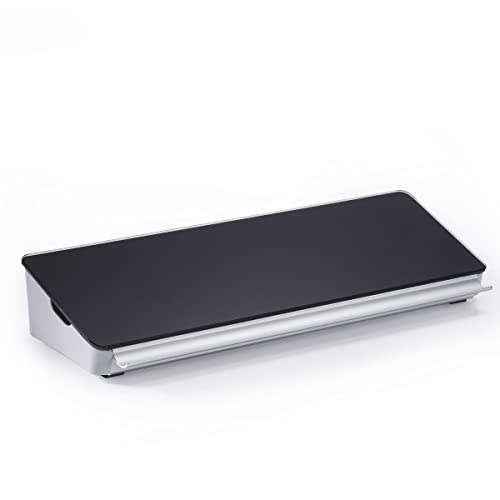 Audio-Visual Direct Black Glass - Desktop Organizer & Storage Notepad, Whiteboard - color: Black, size: Desktop