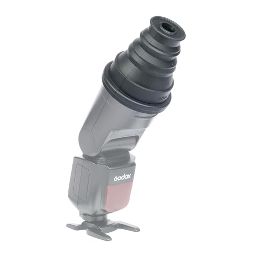Rogue Magnetic Light Modifier (Flash Snoot) | Collapsible silicone snoot can be quickly configured to produce 4 different size spots of light for dramatic portraits - color: Flash Snoot