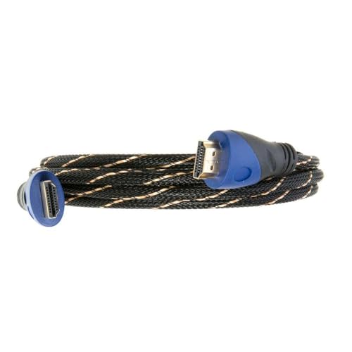 10FT HDMI Cable High-Speed 4K HDR 18Gbps Ethernet Audio Return Channel Gold-Plated 2.0 60Hz UHD ARC Universal Compatible With HDTV Projector, Gaming Console Laptop Home Theater (10FT, Multi-Colored) - color: Multi-Color, size: 10FT