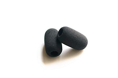Microphone Covers Compatible with Lightspeed Aviation Pilot Headset Mic Windshield Foam Sponge Windscreen Pack of 10 x
