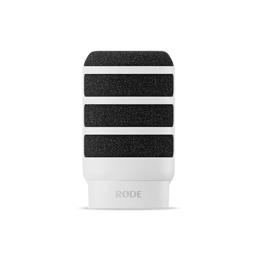 RØDE WS14 Premium Pop Filter for PodMic and PodMic USB (White) - color: White