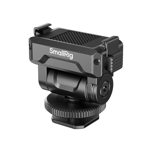 SMALLRIG Quick-Release Cold Shoe Mount for DJI Osmo Action 6/ Nano, Features a 1/4"-20 Threaded Hole and Cold Shoe, Supports 160° Tilt Swivel, for Magic Hand, Selfie Sticks, Camera Cages, 6440 - style: Cold Shoe Mount