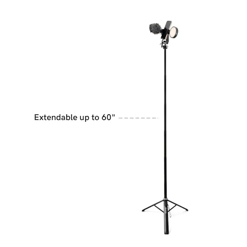 Lume Cube Content Creator Kit with LED Video Light, Microphone & Tripod – Video Recording & Vlogging Kit for YouTube, TikTok & Phone Content Creation | Portable Creator Lighting Kit