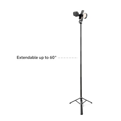 Lume Cube Content Creator Kit with LED Video Light, Microphone & Tripod – Video Recording & Vlogging Kit for YouTube, TikTok & Phone Content Creation | Portable Creator Lighting Kit