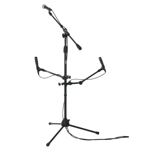 Gator Frameworks Adjustable Clamp-On Angled Mini Interlocking Design, 9" Boom Arm (GFW-MIC-CLMPBM9) - style: 9" Boom - Clamp