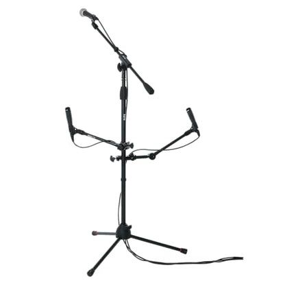 Gator Frameworks Adjustable Clamp-On Angled Mini Interlocking Design, 9" Boom Arm (GFW-MIC-CLMPBM9) - style: 9" Boom - Clamp