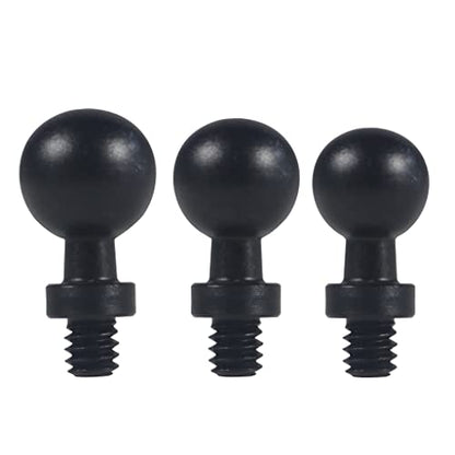 20mm/17mm/15mm/13mm to 1/4 Screw/Hole Ball Head Mount Adapter for Action Camera Photography Accessories (17mm to 1/4 Screw) - size: 17 mm to 6.35 mm Screw