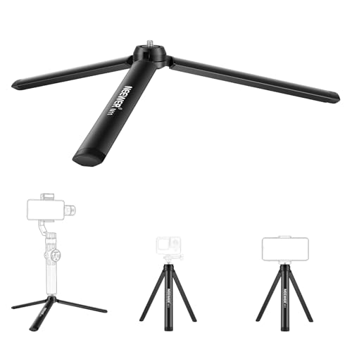 NEEWER Mini Metal Tripod, Table Stand, Desktop Compact Tripod Compatible with Crane M2, Smooth Q2, Gimbal Grip Stabilizer and All Cameras - style: M11