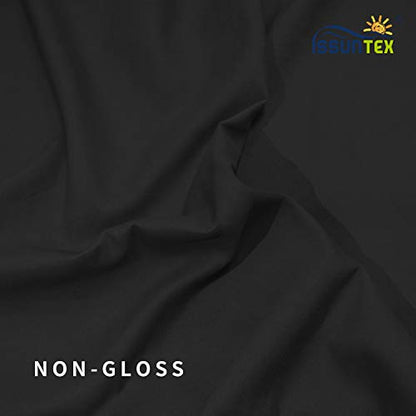 ISSUNTEX 10X20 ft Background Muslin Backdrop, Photo Studio, Collapsible High Density Screen for Video Photography and Television-Black - color: Black, size: 10X20 ft