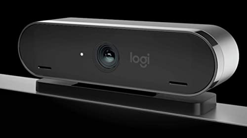 Logitech Logi 4K Pro Magnetic Webcam for Pro Display XDR, Video Calling Conferencing Recording, Zoom and Microsoft Teams, Ultra HD, Pro Streaming Web Camera (Renewed), Black