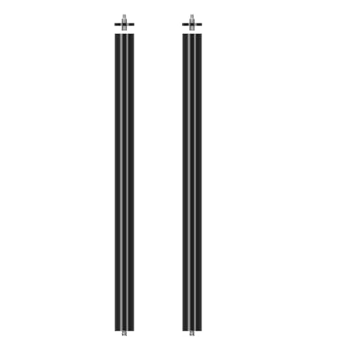 TARION Modular Base Extension Rod - 43.3"/110cm Extension Pole Set (2× 21.6" Sections) Compatible with Titanrig Cart Products - size: Base Rod 43.3" / 110cm