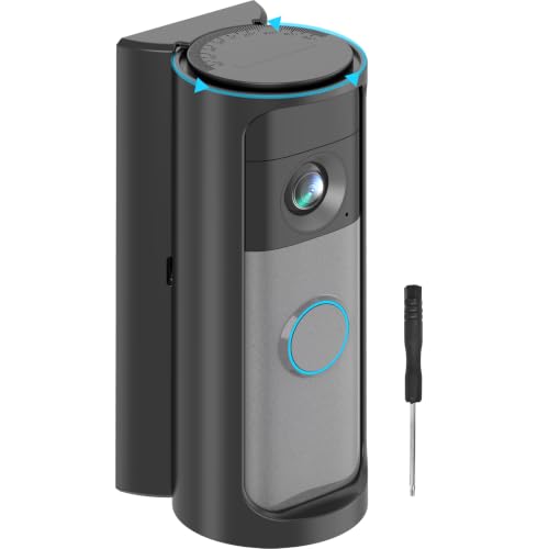 Adjustable 360 Degree Doorbell Angle Mount Compatible with Battery Doorbell/Pro/Plus 2nd Gen(2026 release), Doorbell Camera Door Mount Wedge Kit for House