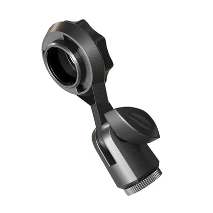Metal Microphone Clip Microphone Shock Mount Bracket Holder Simple Stand Accessories Use Flexible Angled Desktop Condenser Mic Stand - color: With conversion B
