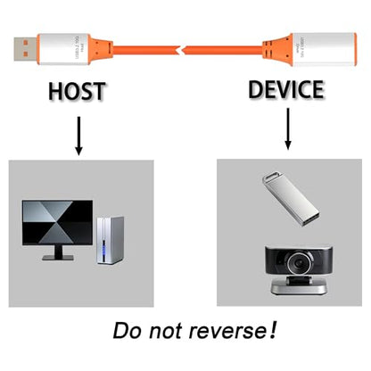 OkyLink Active USB 3.2 Gen 2 Extension Cable 10Gbps, 1.5ft | 0.5m,Male to Female, Built-in Signal Repeater, for External SSD & High-Speed Desktop Connections - color: USB3.2(10Gbps), size: 1.5ft (0.5m)