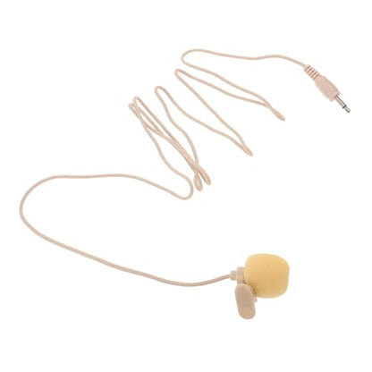 Hemoton Portable Lavalier Microphone Mini Condenser Lapel Mic with Plug for Online Meetings and Interviews Noise Reduction Compatibility for Broadcast and Computer Use