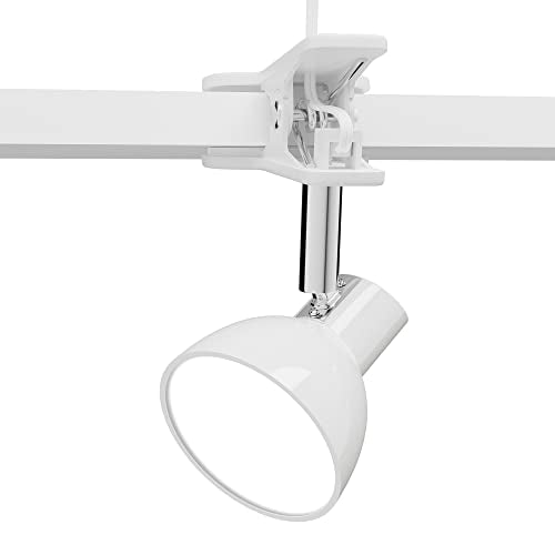deeloop LED Clip on Light Book Reading 5W Super Bright 330° Rotation Clip on Lamp for Bed/Desk Lamp with Clamp White - color: White