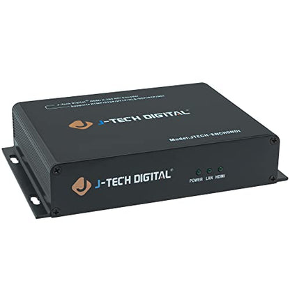J-Tech Digital HDMI Video Encoder H.264 H.265 NDI IPTV Network Video Encoder 1080P 60Hz with Audio Embed, Supports NDI HX HX2, RTSP, RTMP RTMPS, HTTP, UDP, ONVIF Protocols [JTECH-ENCH5NDI] - size: 1080P Encoder with NDI