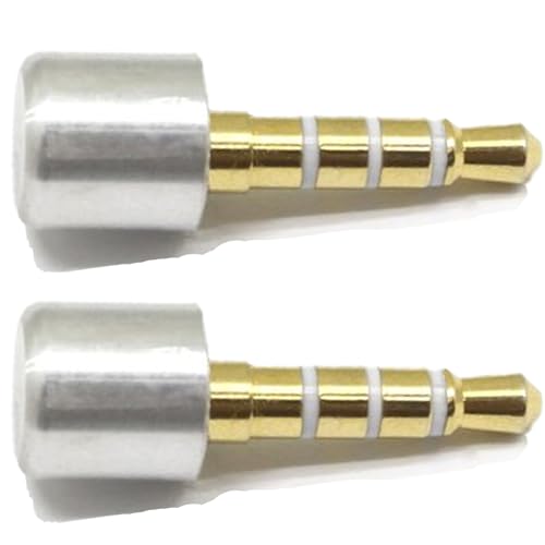3.5mm Mic Blocker – Audio Privacy & Clean Screen Recording Plug for, Instantly Mutes Mic & Eliminates Background Noise During Recording, for Zoom, Teams, Tutorials & Calls (Silver, 2 Pack) - color: Silver, size: 2 Pack