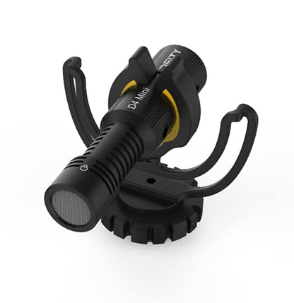 Deity V-Mic D4 Mini Microphone On-Camera Interview Mic Super Cardioid Compact Perfect for Vlog Pocket Cam DSLR Camera,Podcast, Voice Dictation,Recording YouTube, Interview, Video Conference | Ultracompact On-Camera Mic, Plug-in Power, Trs and Trrs Cables,