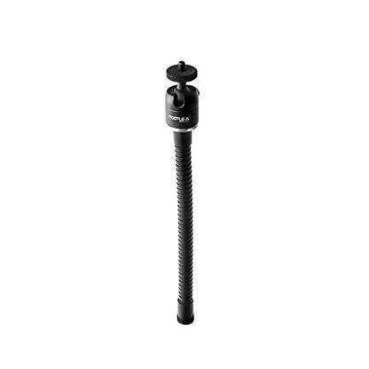 GRIFITI Nootle Flexible Metal Black Gooseneck Arm Flex Leg Stand 1/4 20 Threaded Male Female Goose Neck for Camera, Clamps, Microphone, Phone Holder and Tablet Mount (9 x .75 x .75 inches) - size: 9 x .75 x .75 inches