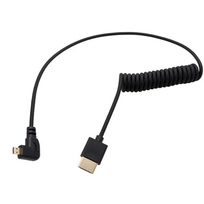 Micro HDMI to Full HDMI 4K 8K60p Cable for Canon R6 R6II R5C R5 R8 Sony ZVE-10 A7C A7RIV A7RIII A7S2 Lumix S5 S9 GH4 Camera ATOMOS Ninja V Ultra SmallHD Cine Indie Monitor, Type A D 50cm