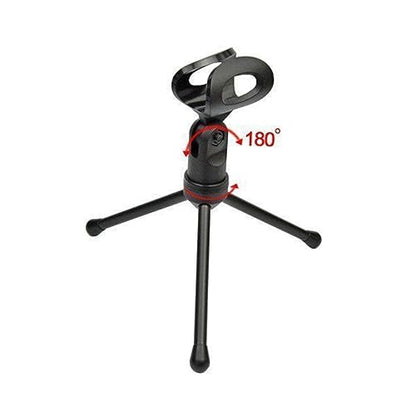 BESTonZON Sound Podcast Microphone Holder Clip for Skype MSN Mic Stand Condenser Mic