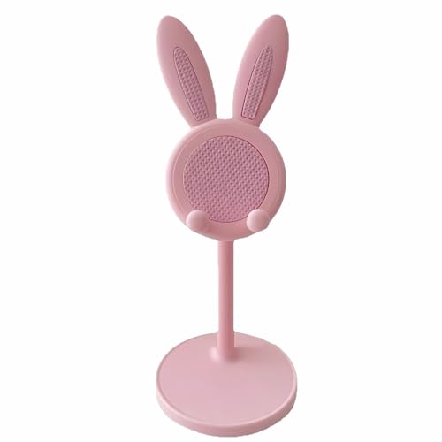 Creative Bunny Phone Stand, Adjustable Desktop Holder for Selfie, Live Streaming, and Watching Videos, Stretchable, Cute Rabbit Design, for Smartphones