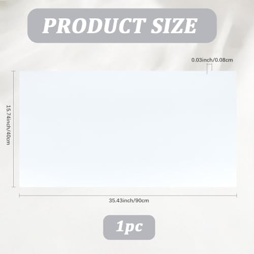 CREATCABIN White PVC Photography Backdrop Matte Smooth Background Tabletop Backdrops Display Board Seamless Waterproof for Food Jewelry Cosmetics Small Product Props Video Photo Studio 35.4x15.7 Inch - style: White