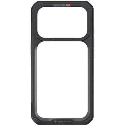 PGYTECH ProShot Phone Case for iPhone 17 Pro, Aluminum Alloy Protective Cage with 4 Expansion Ports, 3 Strap Holes & Silicone Liner for Heat Dissipation Black - style: Phone Case for iPhone 17 Pro