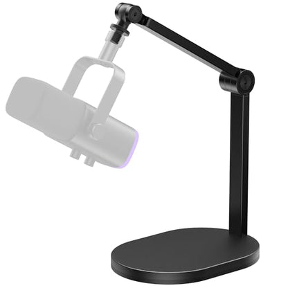 InnoGear Studio Mic Stand, Pack of 2 Max Load 2.64 lb Microphone Arm Desk Mount Desktop Microphone Stand for Fifine AM8 K669B Blue Yeti HyperX QuadCast SoloCast AT2020, Webcams Cameras, Black