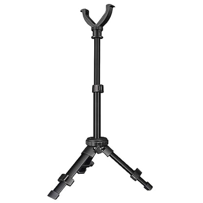 CVLIFE Shooting Rest Tripod - Adjustable Height, 360 Degree Rotation, V Yoke Stand - Portable Rifle Rest for Target Shooting, Hunting and Outdoor Activities - size: 11.8-25"