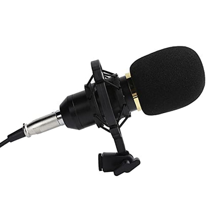 Nikou Microphone Condenser Computer Streaming Broadcasting Singing Device BM800 Recording Kit USB Mic with Shock Mount for Live Broadcast