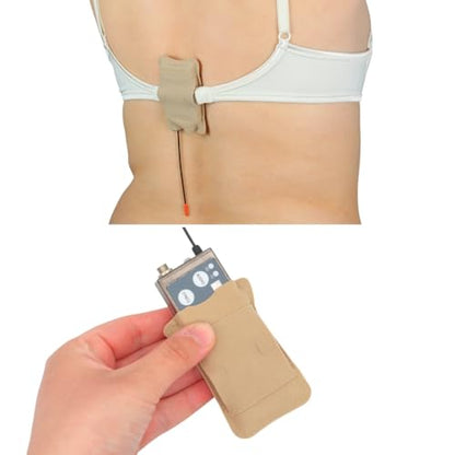 URSA Belt Pouch with Clips - Versatile Rigging for Wireless Transmitters (Beige, Mini) - color: Beige, size: Mini