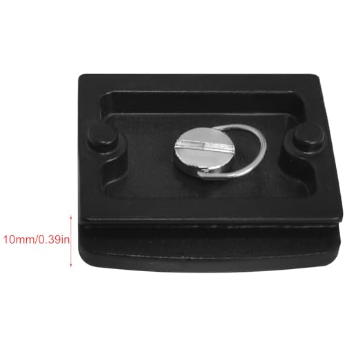 Aluminium Alloy Head Quick Release Plate Universal SLR Camera Tripod Ball Head 1/4 Clip Metal Quick Release Plate 45x45mm Universal Camera Quick Release Mounting Plate