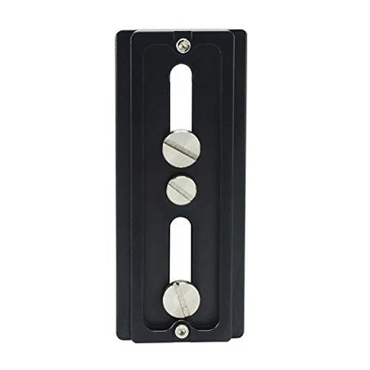 Tripod Arca Plates 120mm Quick Release Plate Universal Arca-Swiss Standard for Camera Tripod Ball Head with 1/4 and 3/8 inch Screw - size: 120mm