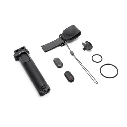 Insta360 Foldable 2-in-1 Selfie Stick Remote Kit (1/4" Mount) for insta360 X5/X4 Air/X4/X3, Invisible Pole and Built-in Tripod, Mini Remote for Remote Camera Control, 1/4" Mount - style: with mini remote