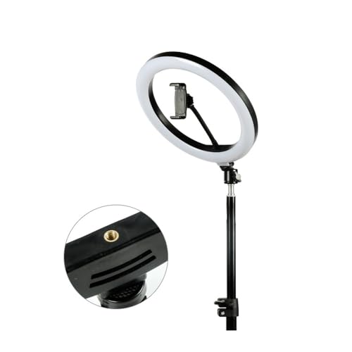 10'' Ring Light Replacement Parts USB Switch Phone Holder 1/4 Screw Joint Without Tripod Stand for Photography LED Circle Lamp Ringlight Video Live Streaming Fill Lights Camera Webcam