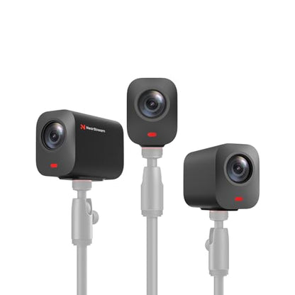 NearStream 3-Pack Live Streaming Camera 2K, Streaming Webcam with 40X Hybrid Zoom, 8-MEMS Mic with Noise Canceling, 6H Battery, Camera for Streaming on YouTube/Twitch/Facebook/Rtmp, App Control