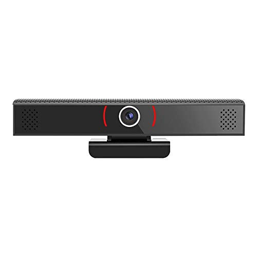 JOYUSING All-in-One Video and Audio Conferencing System 1080P HD Conference Webcam with Microphone and Speaker for Small Meeting Rooms Wide Angle (Black)