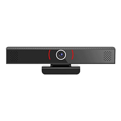 JOYUSING All-in-One Video and Audio Conferencing System 1080P HD Conference Webcam with Microphone and Speaker for Small Meeting Rooms Wide Angle (Black)