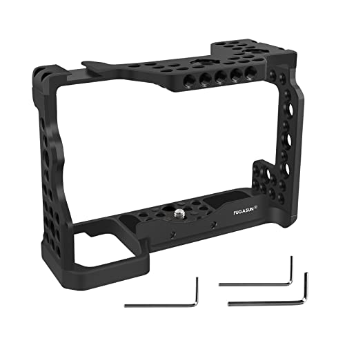 A7ii A7Riii A7iii cage,A9 / A7III / A7M3 / A7Riii / A7ii Camera Cage for Sony A9 A7M3 A7III A73 A7RIII A7R3 A7II Camera Case Rig Cold Shoe